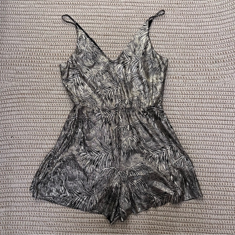 Topshop Gold Romper